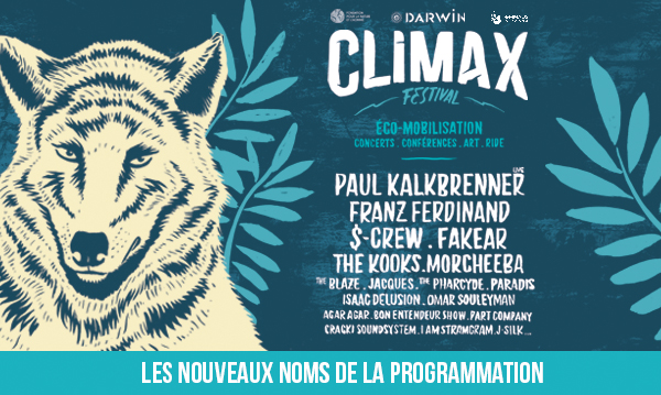 Festival CLIMAX 2017 - Les nouveaux noms