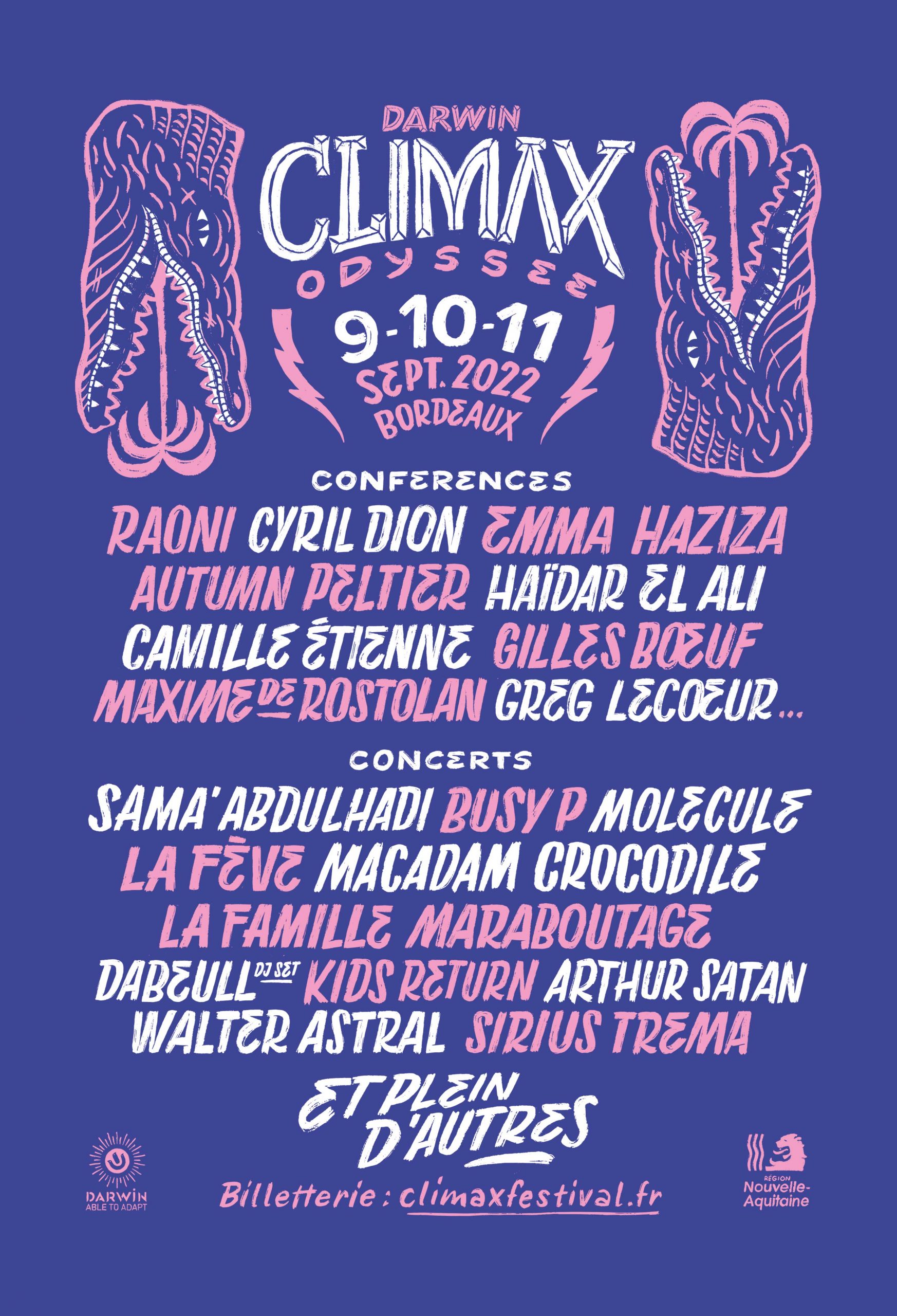 Affiche festival climax 2022